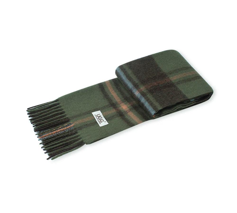 100% Wool Check Scarf Snovia - Image 47