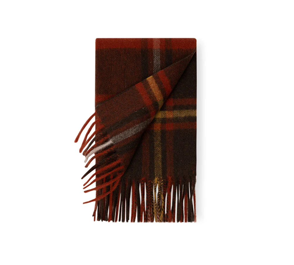 100% Wool Check Scarf Snovia - Image 52