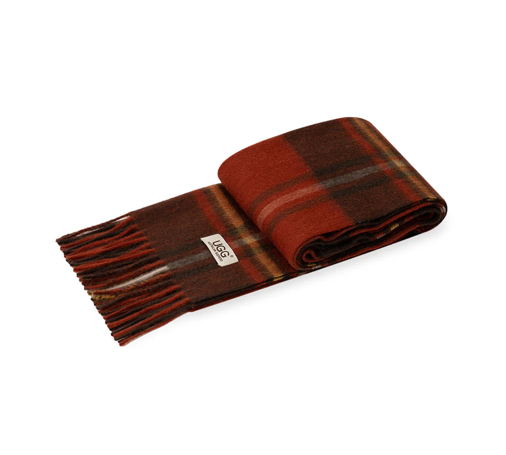 100% Wool Check Scarf Snovia - Image 55