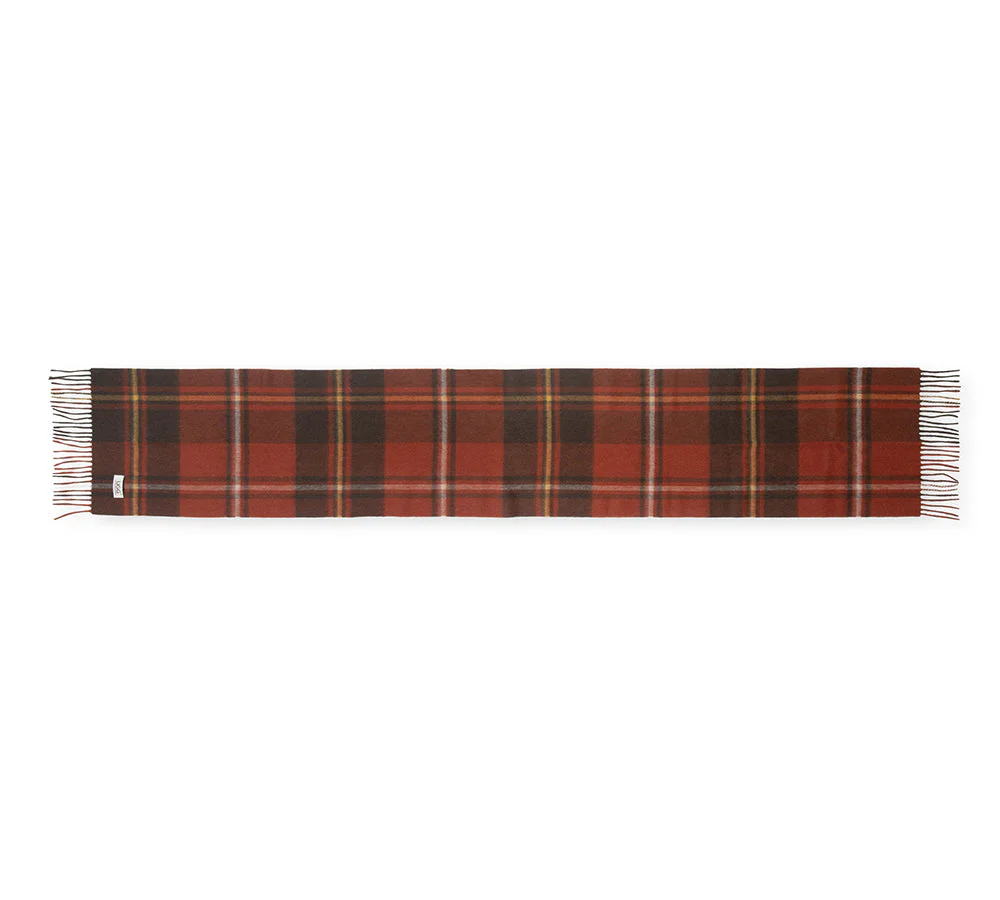 100% Wool Check Scarf Snovia - Image 56