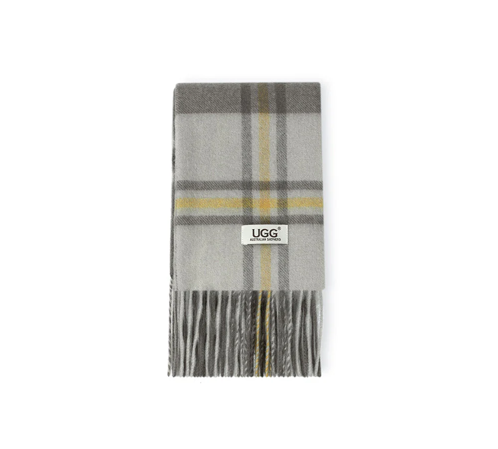 100% Wool Check Scarf Snovia - Image 59