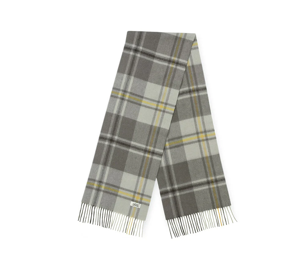 100% Wool Check Scarf Snovia - Image 61