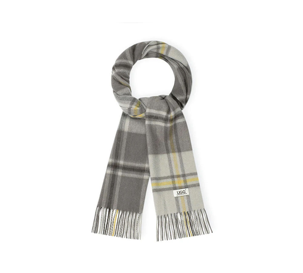 100% Wool Check Scarf Snovia - Image 62