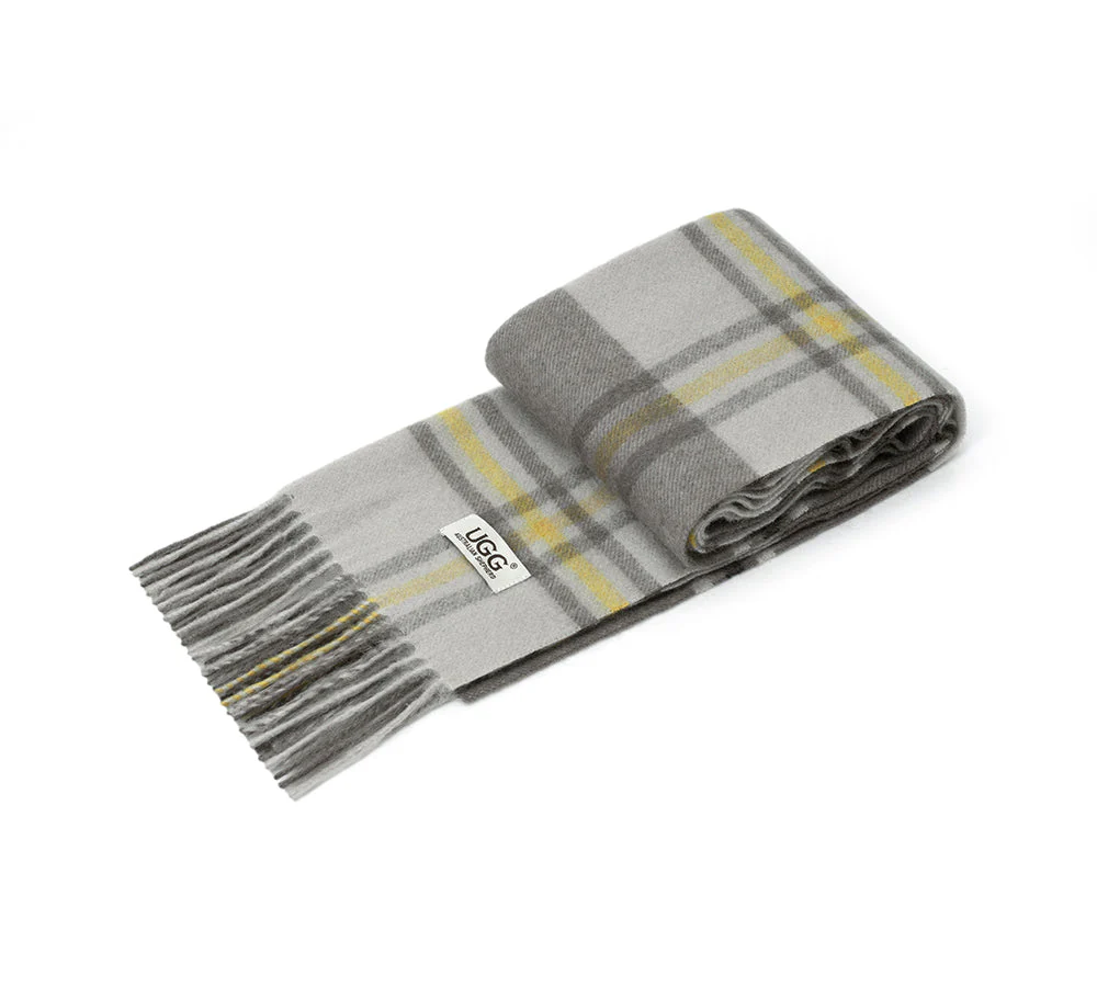 100% Wool Check Scarf Snovia - Image 63