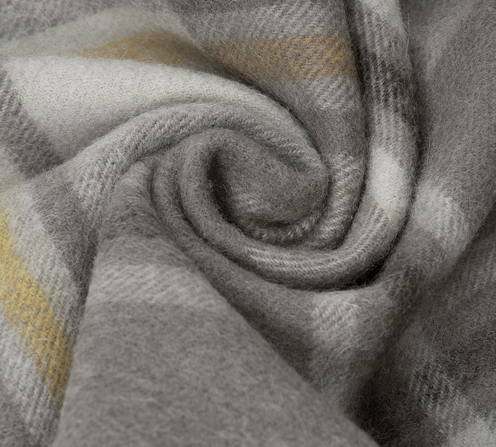 100% Wool Check Scarf Snovia - Image 65