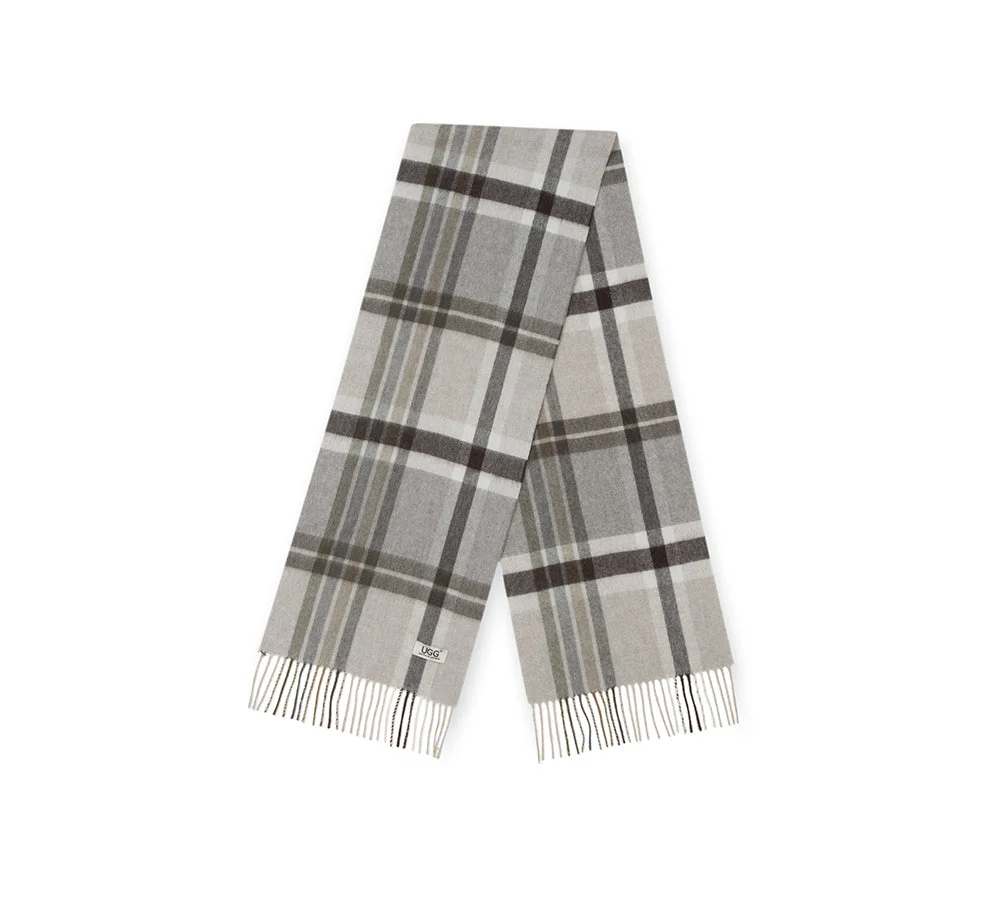 AUSTRALIAN SHEPHERD® 100% Wool Check Scarf Solara - Image 13