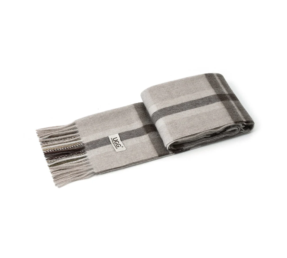 AUSTRALIAN SHEPHERD® 100% Wool Check Scarf Solara - Image 15