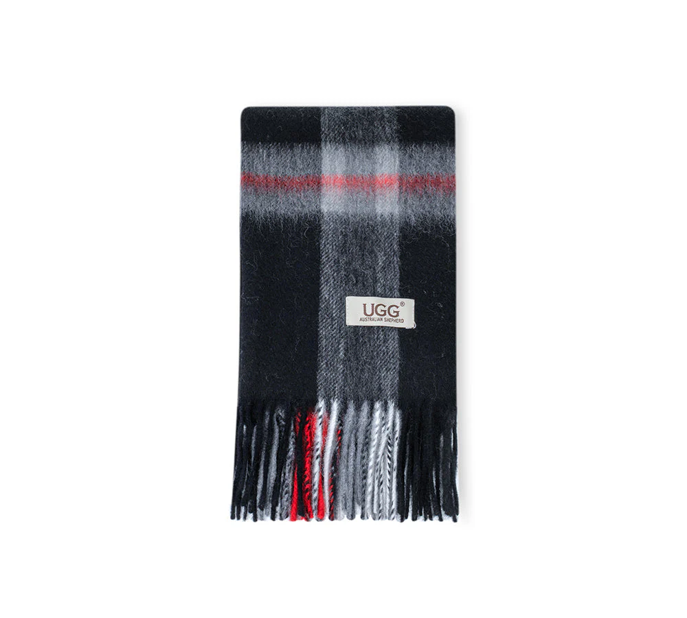 AUSTRALIAN SHEPHERD® 100% Wool Check Scarf Solara - Image 19