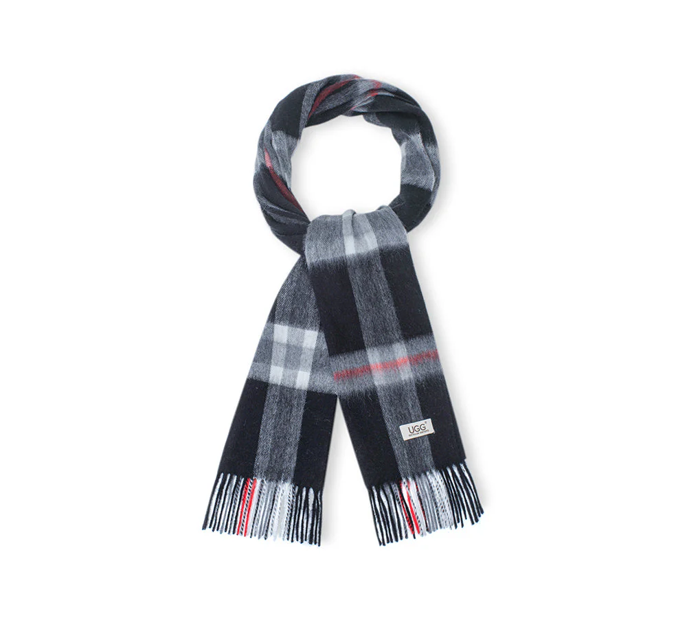 AUSTRALIAN SHEPHERD® 100% Wool Check Scarf Solara - Image 22