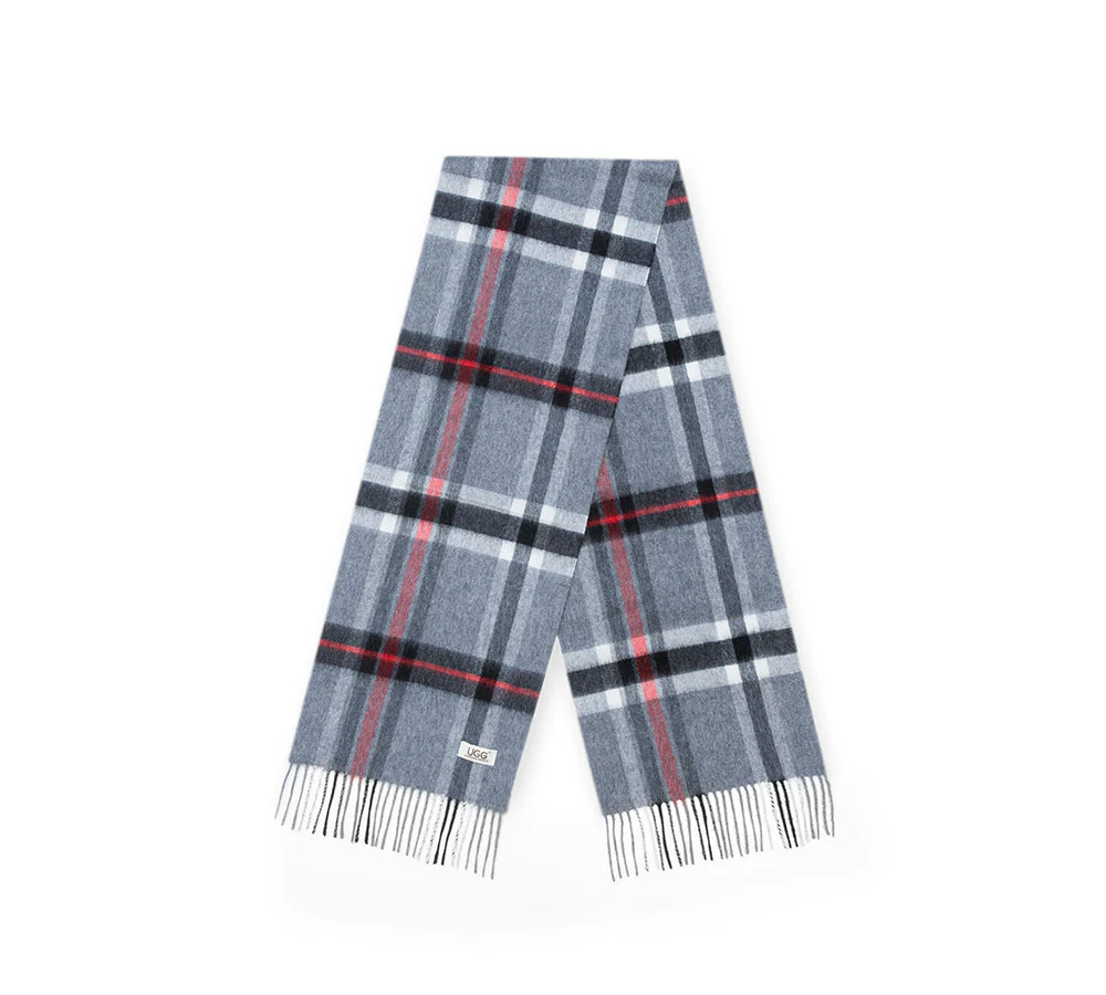 AUSTRALIAN SHEPHERD® 100% Wool Check Scarf Solara - Image 37