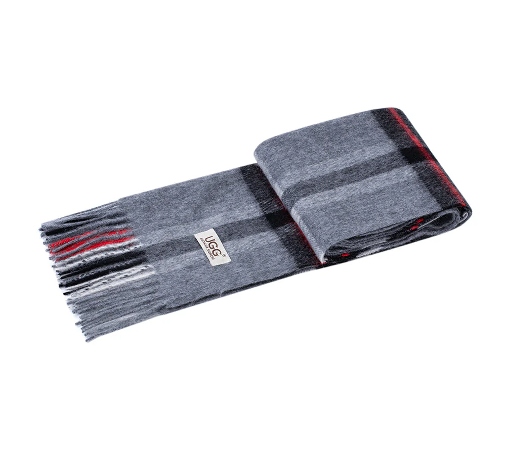 AUSTRALIAN SHEPHERD® 100% Wool Check Scarf Solara - Image 39