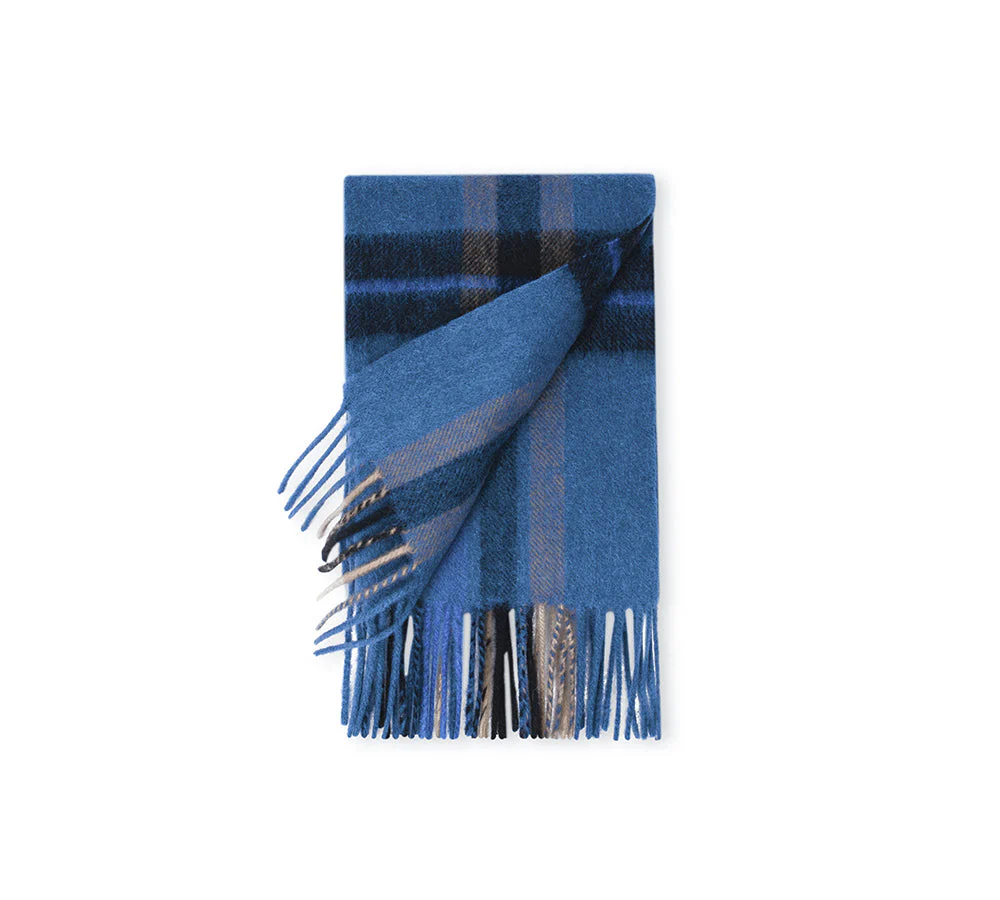 AUSTRALIAN SHEPHERD® 100% Wool Check Scarf Solara - Image 44