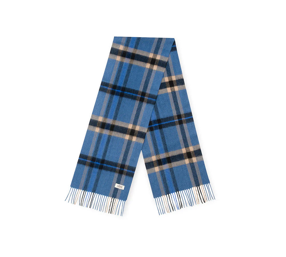 AUSTRALIAN SHEPHERD® 100% Wool Check Scarf Solara - Image 45