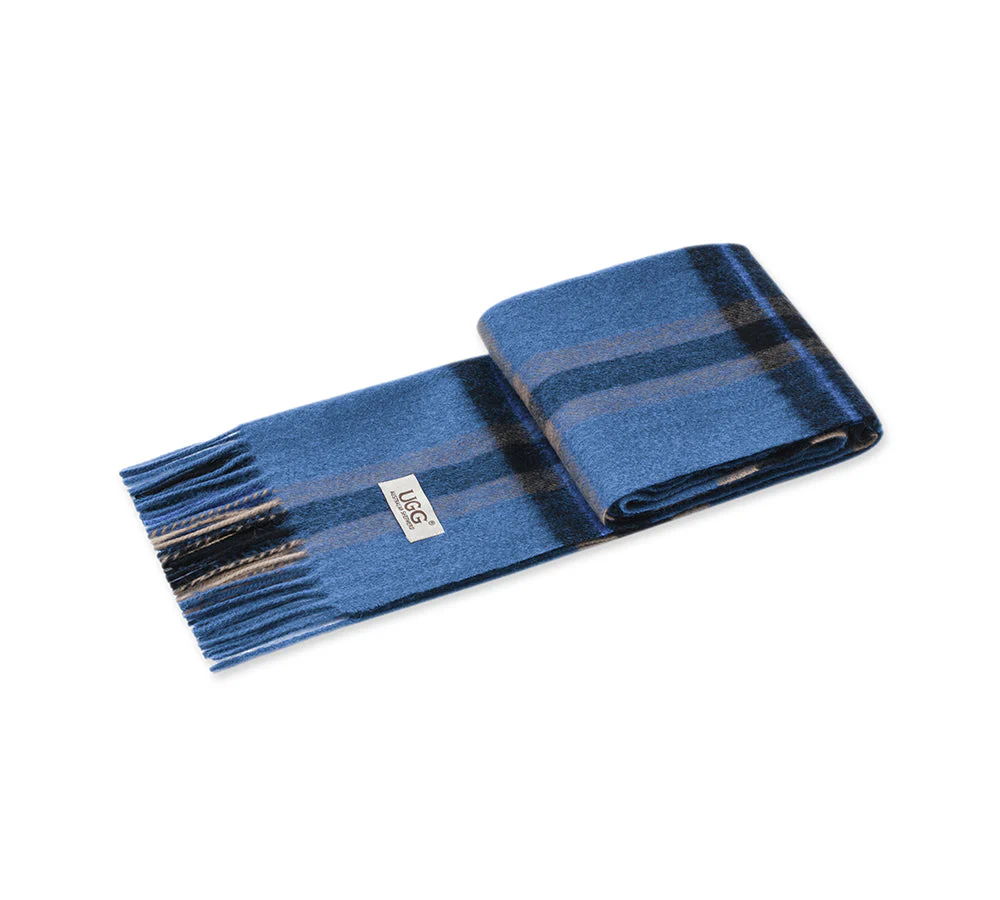 AUSTRALIAN SHEPHERD® 100% Wool Check Scarf Solara - Image 47