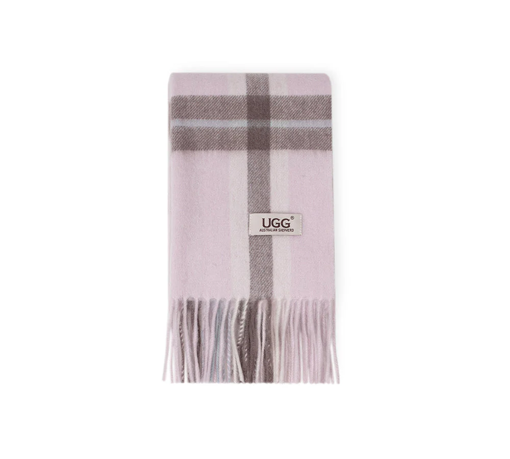 AUSTRALIAN SHEPHERD® 100% Wool Check Scarf Solara - Image 51