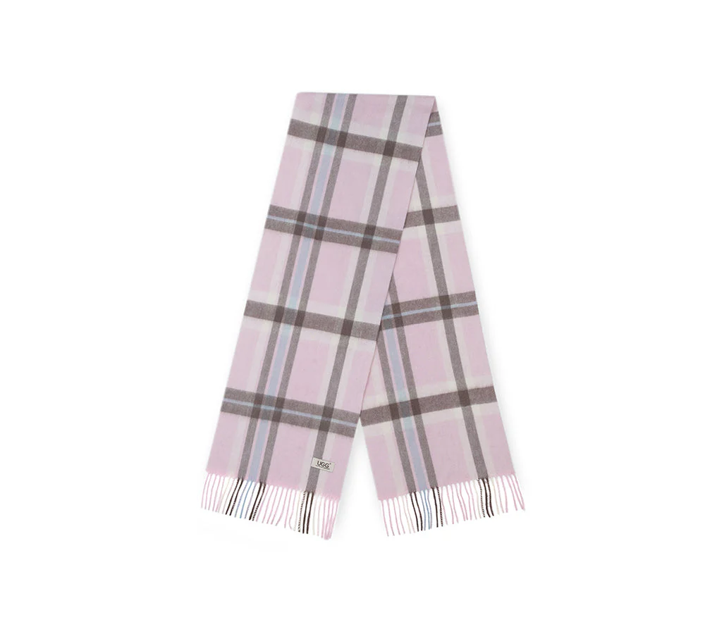 AUSTRALIAN SHEPHERD® 100% Wool Check Scarf Solara - Image 53