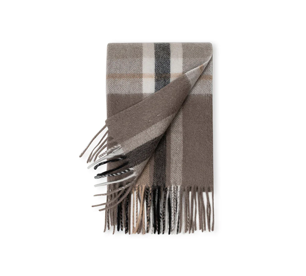 AUSTRALIAN SHEPHERD® 100% Wool Check Scarf Solara - Image 60