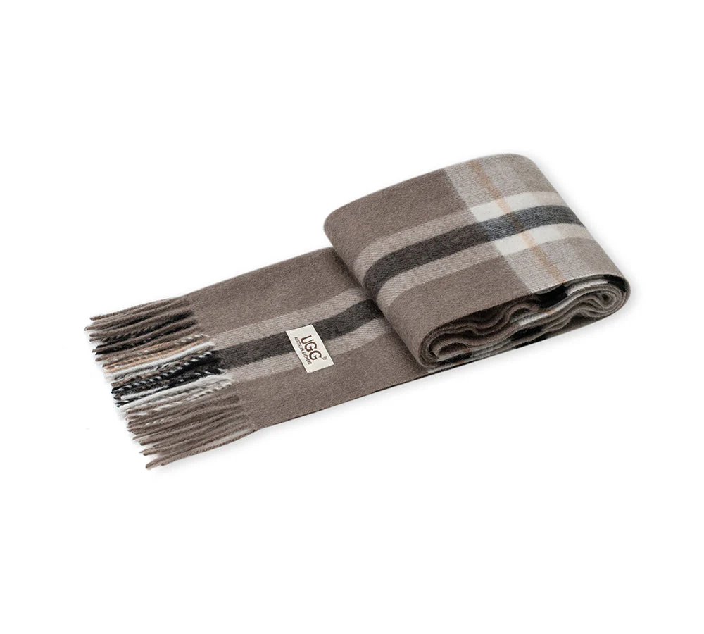 AUSTRALIAN SHEPHERD® 100% Wool Check Scarf Solara - Image 63