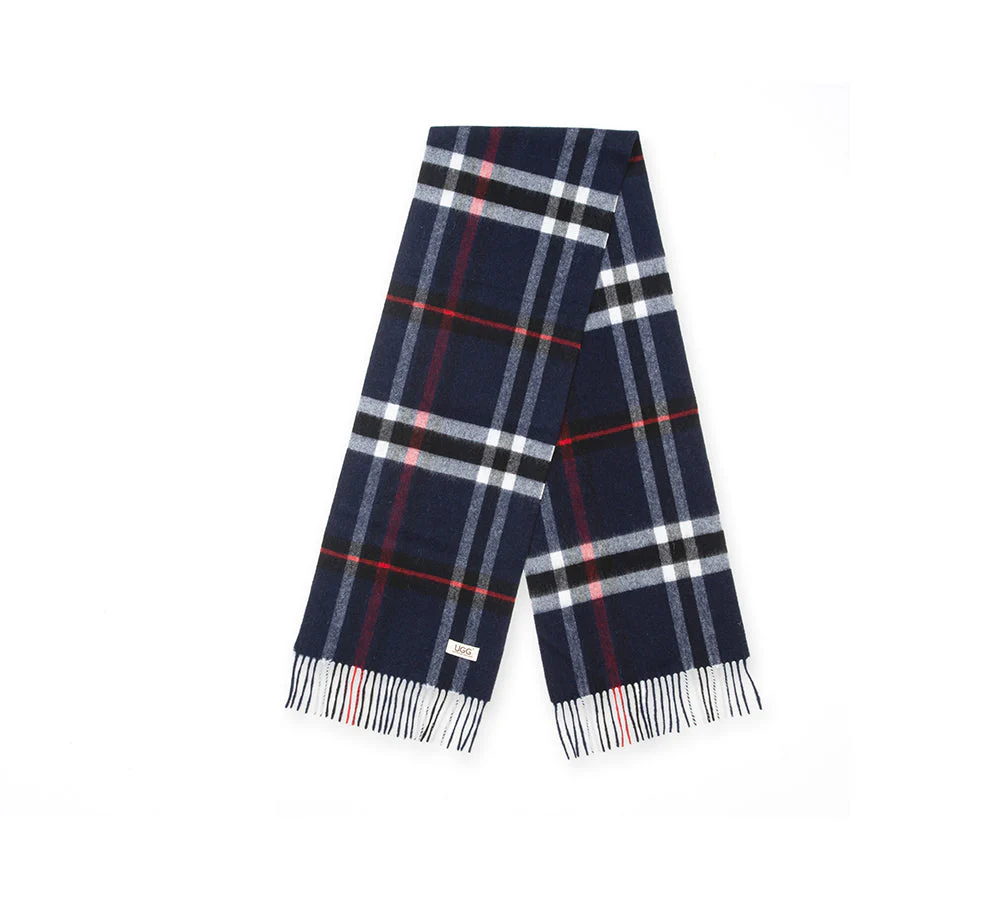 AUSTRALIAN SHEPHERD® 100% Wool Check Scarf Solara - Image 69
