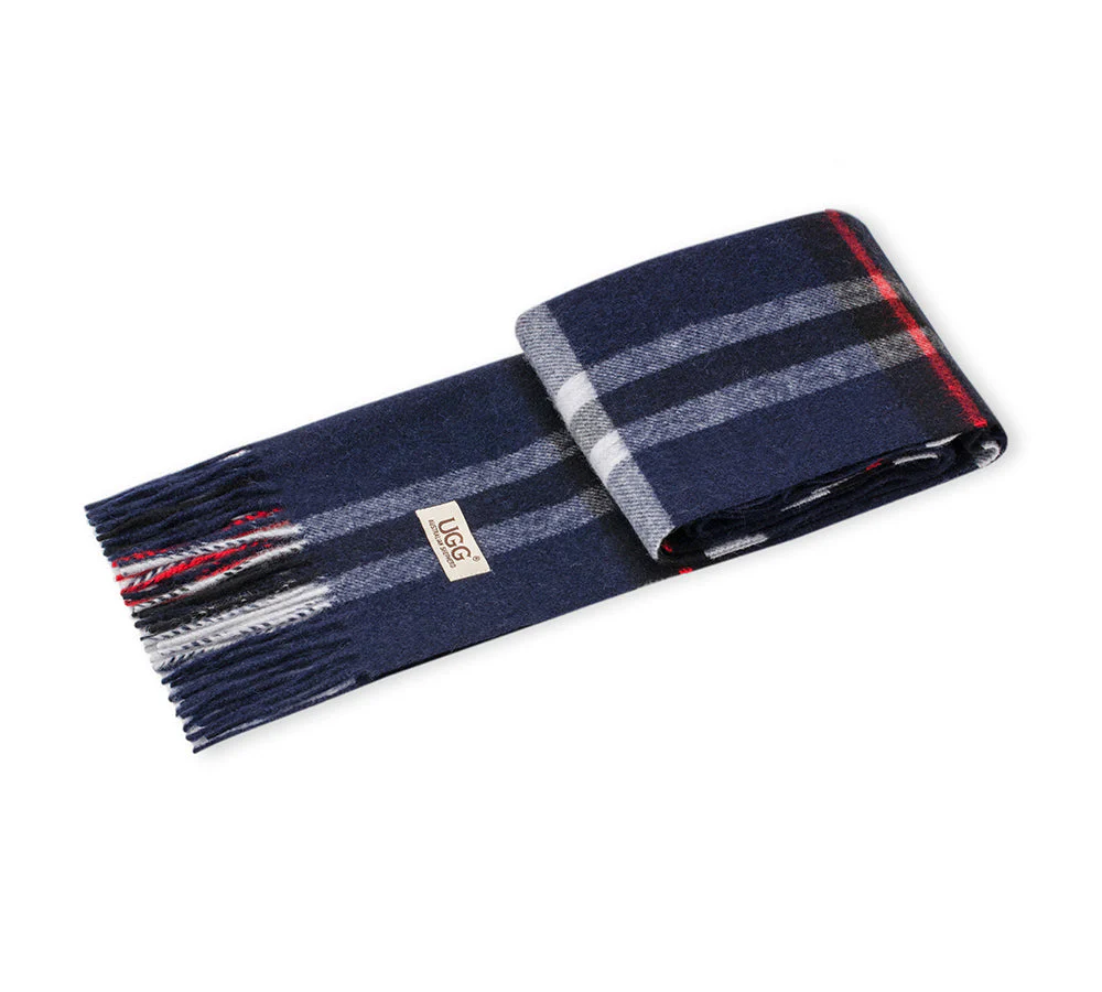 AUSTRALIAN SHEPHERD® 100% Wool Check Scarf Solara - Image 71