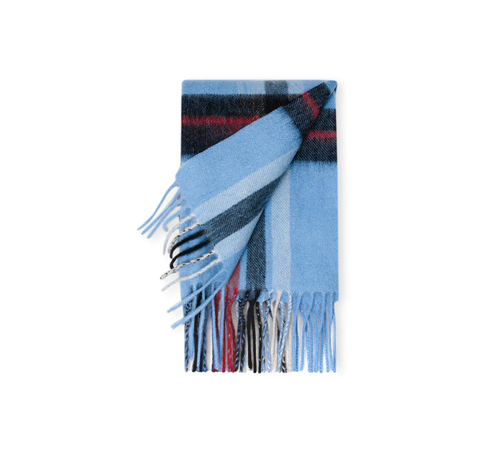AUSTRALIAN SHEPHERD® 100% Wool Check Scarf Solara - Image 76