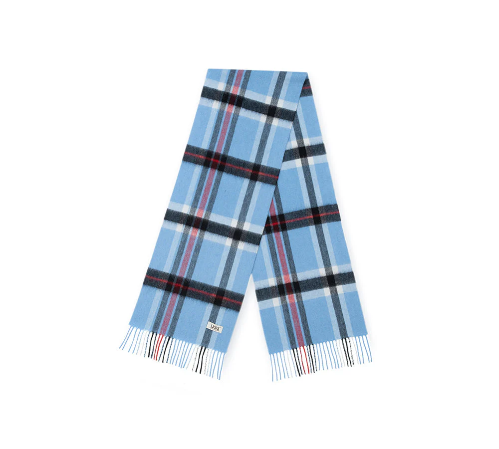 AUSTRALIAN SHEPHERD® 100% Wool Check Scarf Solara - Image 77