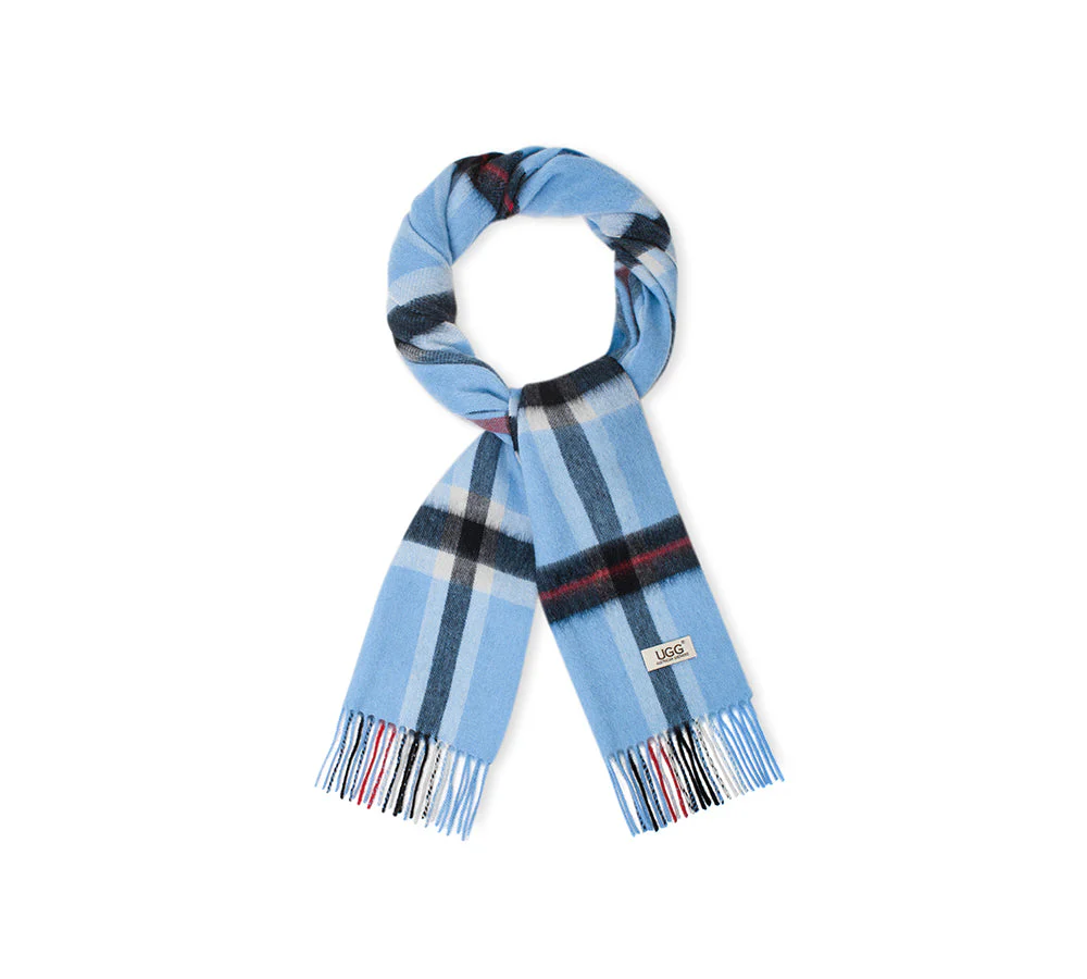 AUSTRALIAN SHEPHERD® 100% Wool Check Scarf Solara - Image 78