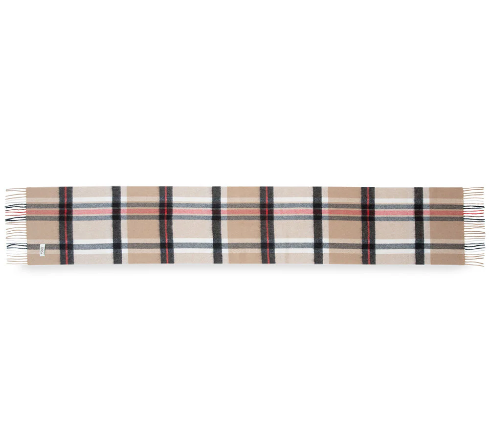 AUSTRALIAN SHEPHERD® 100% Wool Check Scarf Solara - Image 8