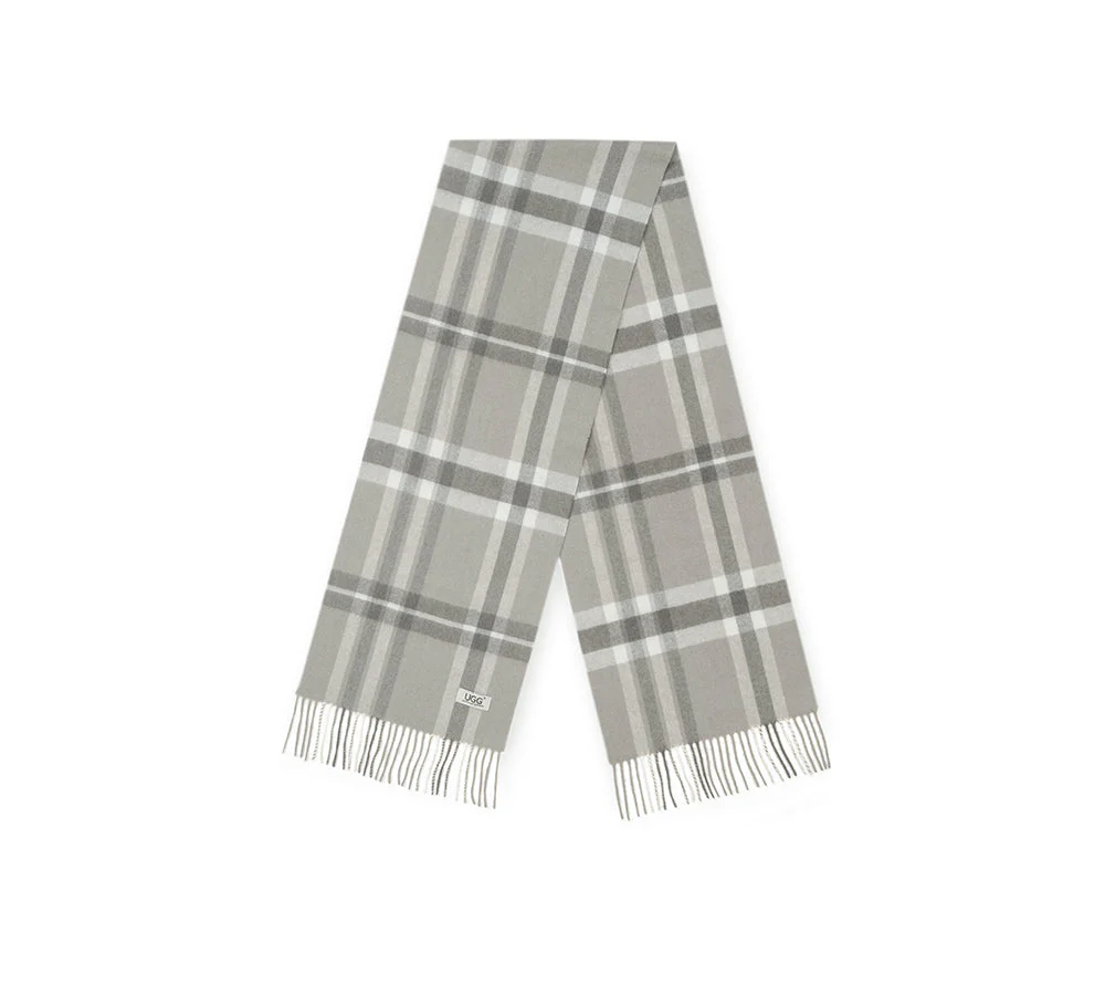 AUSTRALIAN SHEPHERD® 100% Wool Check Scarf Solara - Image 85
