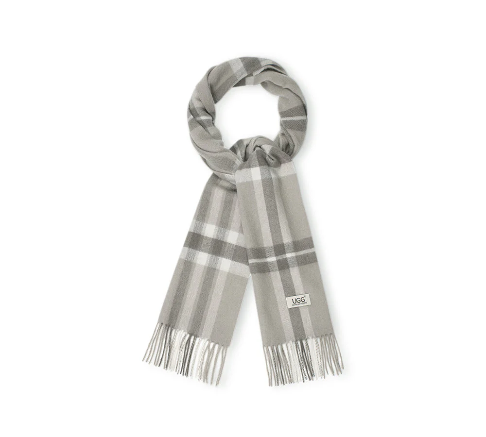 AUSTRALIAN SHEPHERD® 100% Wool Check Scarf Solara - Image 86