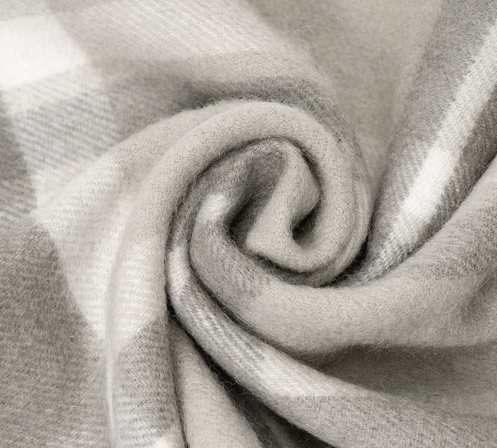 AUSTRALIAN SHEPHERD® 100% Wool Check Scarf Solara - Image 90