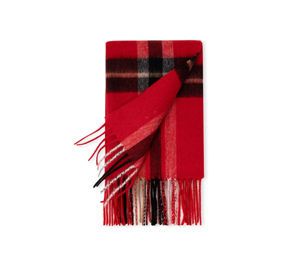 AUSTRALIAN SHEPHERD® 100% Wool Check Scarf Solara - Image 92