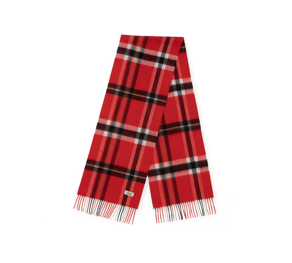 AUSTRALIAN SHEPHERD® 100% Wool Check Scarf Solara - Image 93