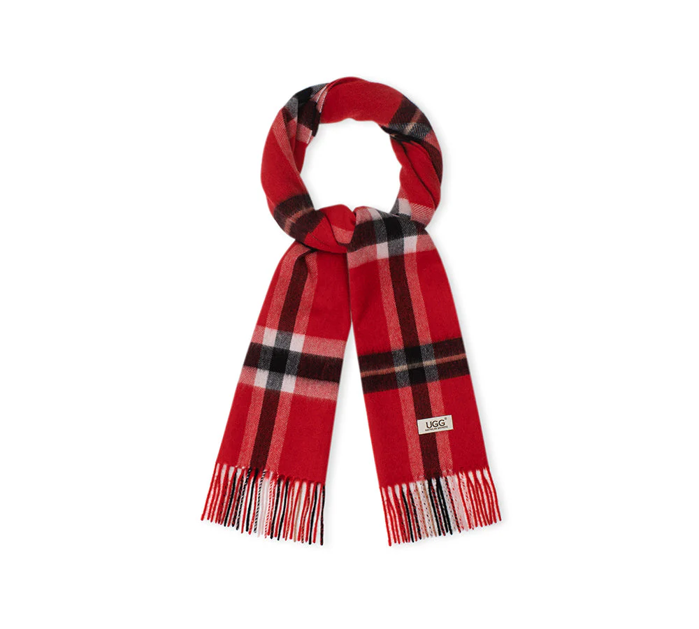 AUSTRALIAN SHEPHERD® 100% Wool Check Scarf Solara - Image 94