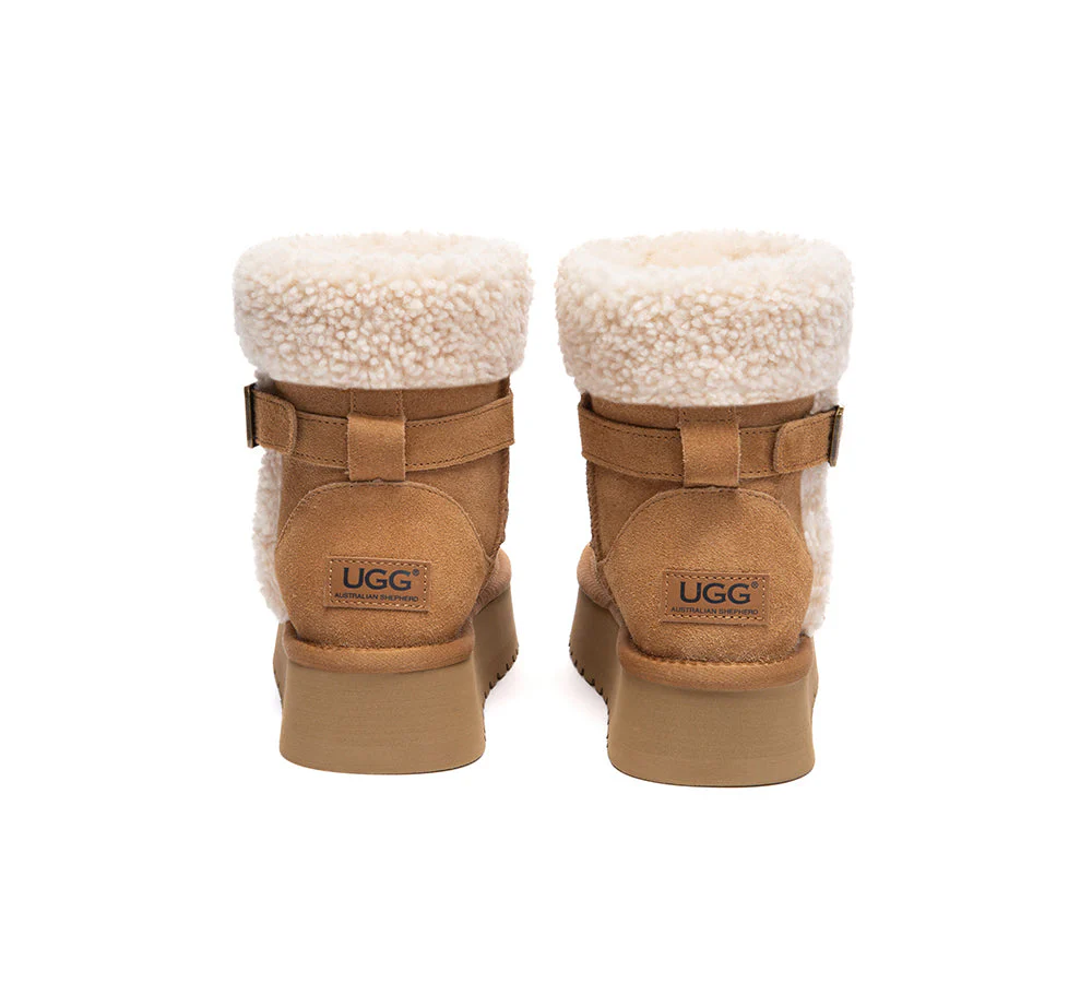 UGG Boots Women Shearling Platform Mini Nordel - Image 7