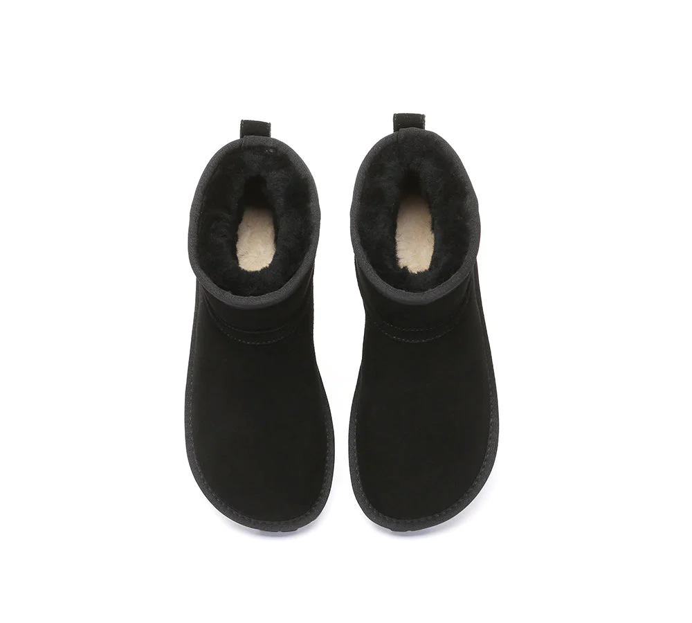 Women Sheepskin Wool Ankle Boots Chorin - Image 12