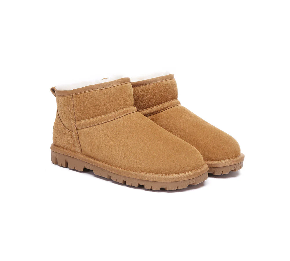 Women Sheepskin Wool Ankle Boots Chorin - Image 3