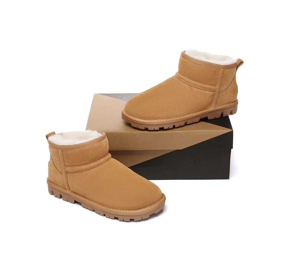 Women Sheepskin Wool Ankle Boots Chorin - Image 5