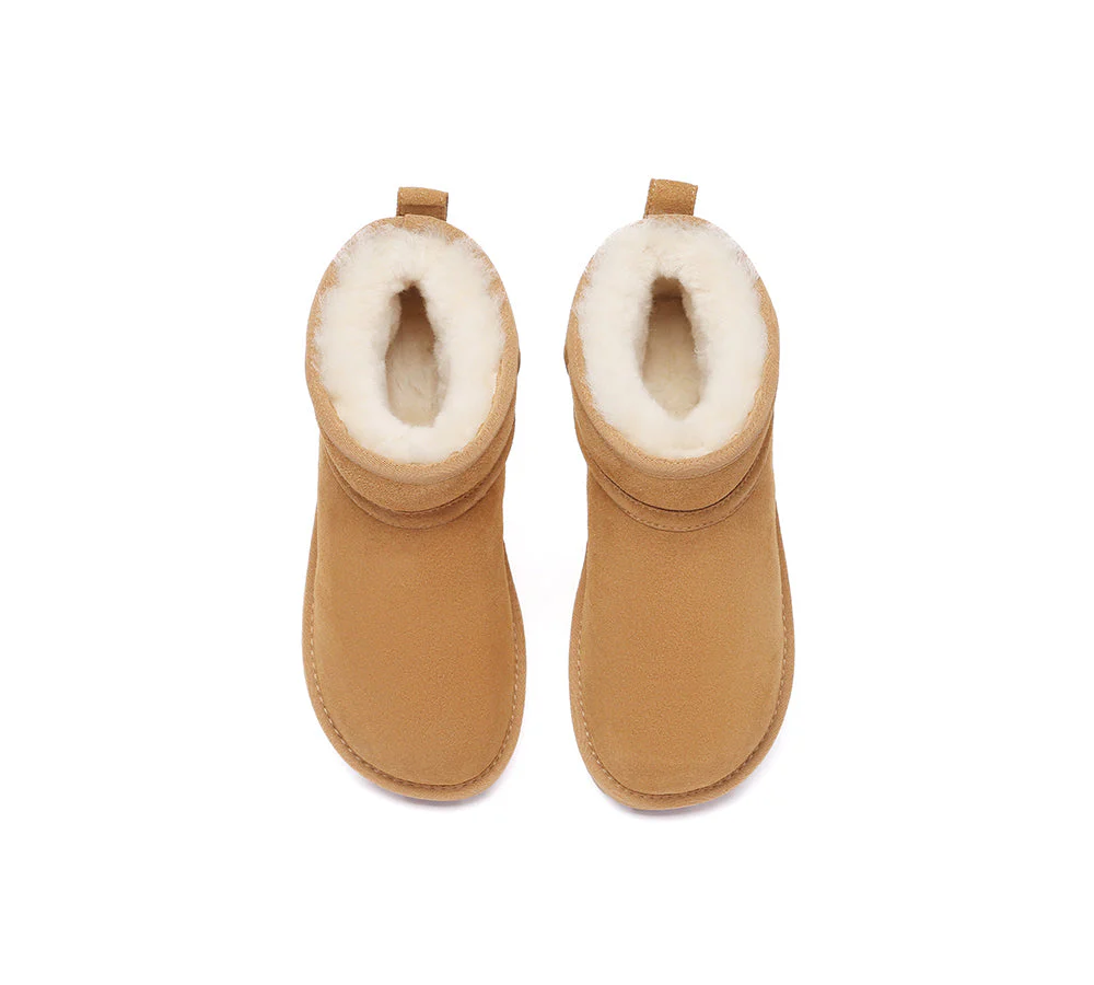 Women Sheepskin Wool Ankle Boots Chorin - Image 6