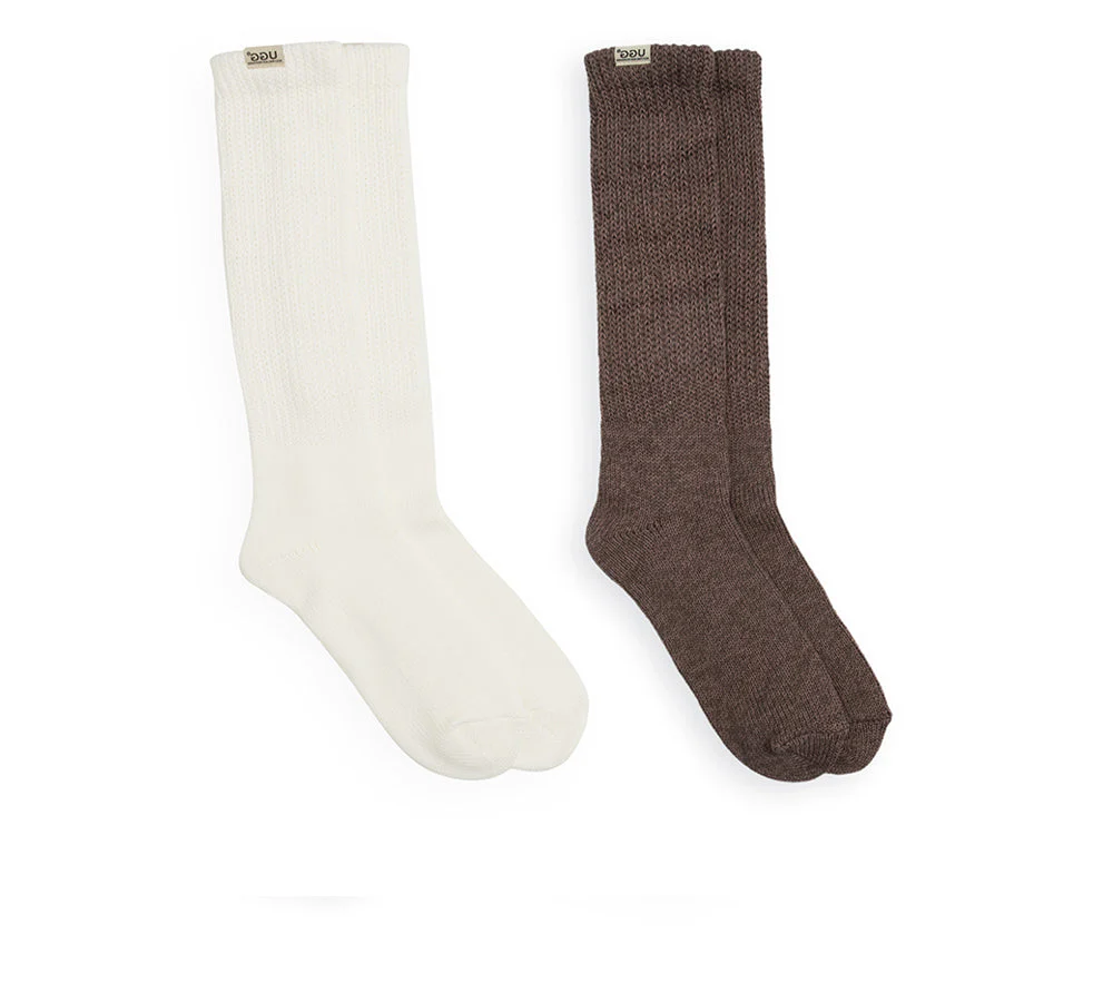 Cotton Crew Retro Socks One Pair