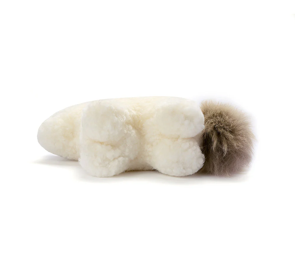 Cute Fluffy Sheepskin Wool Pony Toy Alvara - Image 6