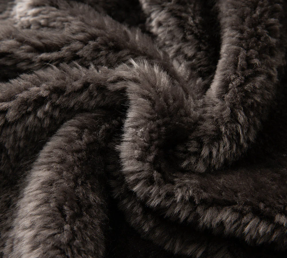 Double Faced Sheepskin Wool Reversible Jacket Vanea - Image 16