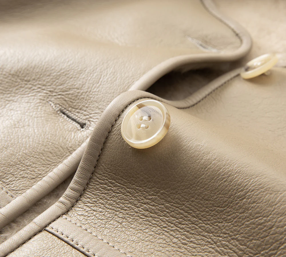 Double Faced Sheepskin Wool Reversible Vest Voreo - Image 11