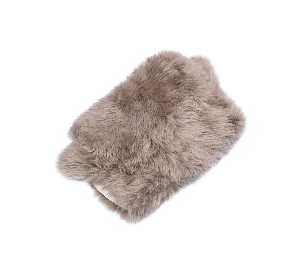Premium Australian Sheepskin Wool Single Color Long Rugs 105cm - Image 5