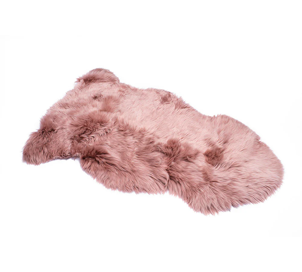 Premium Australian Sheepskin Wool Single Color Long Rugs 105cm - Image 7