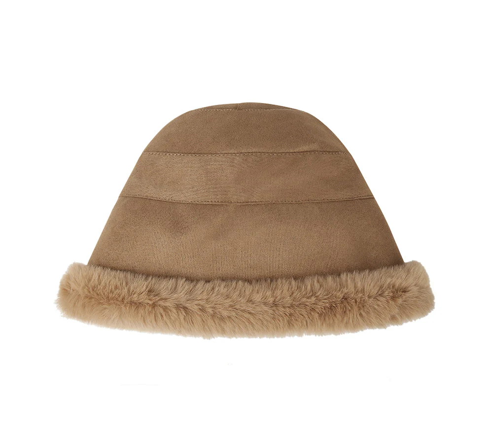EVERAU® Suede Fluffy Warm Bucket Hat - Image 3