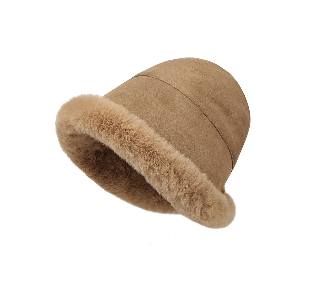 EVERAU® Suede Fluffy Warm Bucket Hat - Image 4