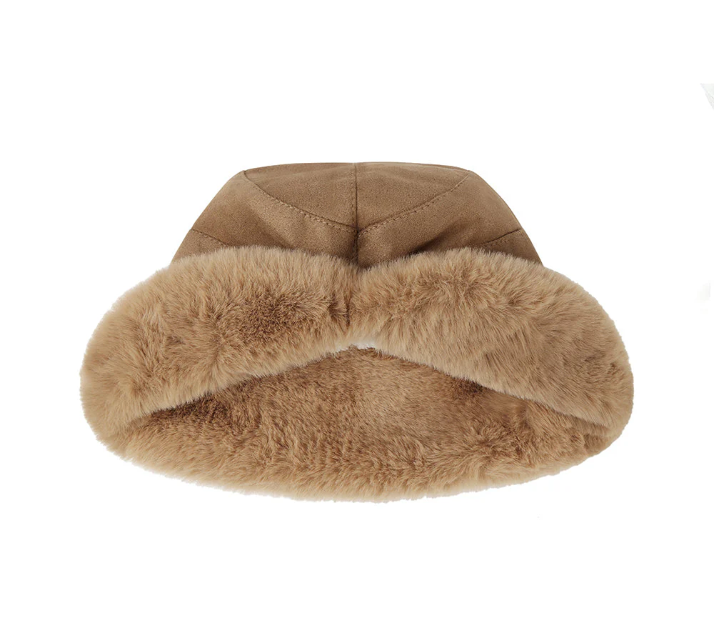 EVERAU® Suede Fluffy Warm Bucket Hat - Image 5