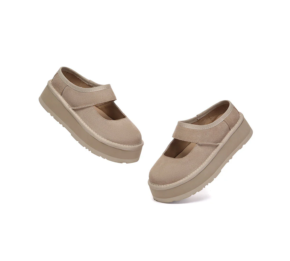 EVERAU® Women Leather Mary Jane Platform Sandals Moana - Image 11
