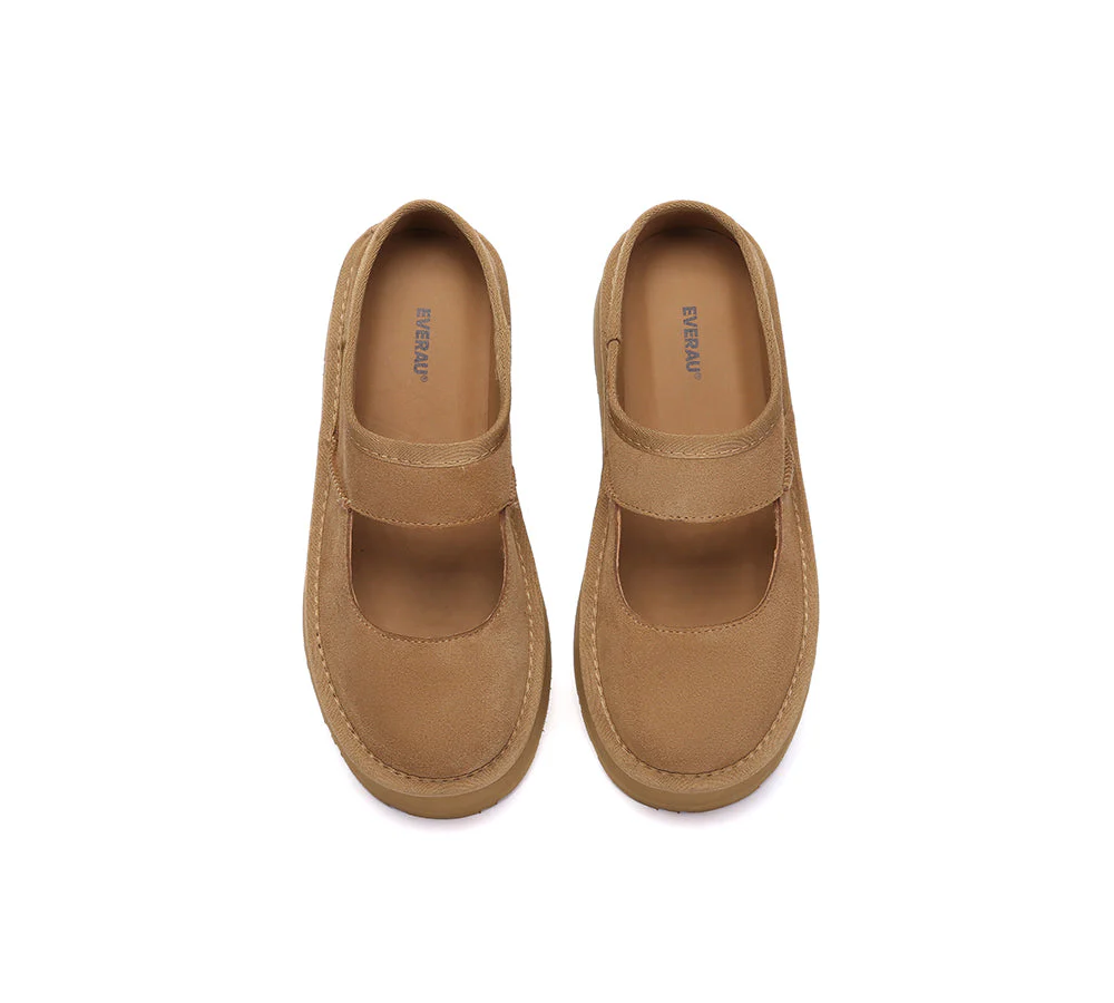 EVERAU® Women Leather Mary Jane Platform Sandals Moana - Image 6